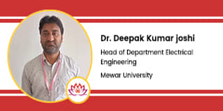Mewar University, Chittorgarh, Rajasthan, HOD-Electrical Engineering: Dr. Deepak Kumar Joshi